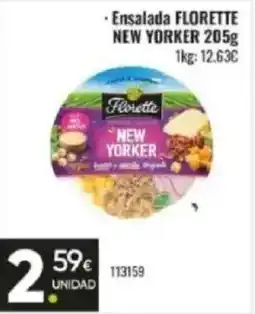 Family Cash FLORETTE Ensalada new yorker oferta