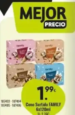 Family Cash FAMILY Cono Surtido oferta