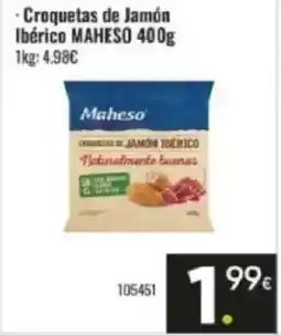 Family Cash MAHESO Croquetas de Jamón Ibérico oferta
