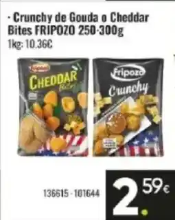 Family Cash FRÍPOZO Crunchy de Gouda o Cheddar Bites oferta