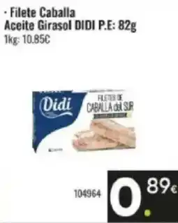 Family Cash DIDI Filete Caballa Aceite Girasol oferta