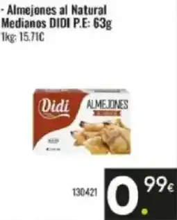Family Cash DIDI Almejones al Natural Medianos oferta