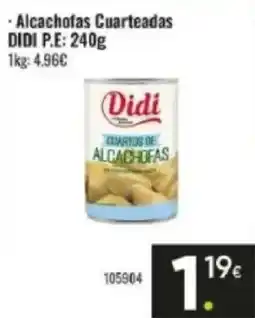 Family Cash DIDI Alcachofas Cuarteadas oferta