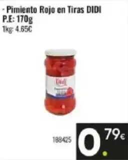 Family Cash DIDI Pimiento Rojo en Tiras oferta