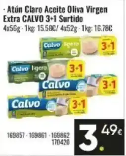 Family Cash CALVO Atún Claro Aceite Oliva Virgen Extra oferta