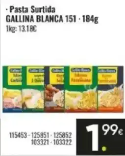 Family Cash GALLINA BLANCA Pasta Surtida oferta