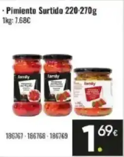 Family Cash Pimiento Surtido oferta