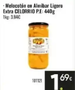 Family Cash CELORRIO Melocotón en Almibar Ligero Extra oferta