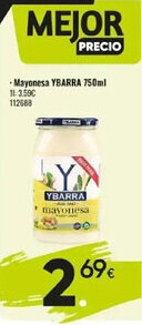 Family Cash YBARRA Mayonesa oferta