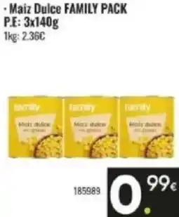 Family Cash FAMILY Maiz Dulce oferta