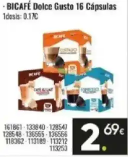 Family Cash BICAFÉ Dolce Gusto 16 Cápsulas oferta
