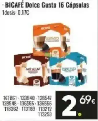 Family Cash BICAFÉ Dolce Gusto 16 Cápsulas oferta