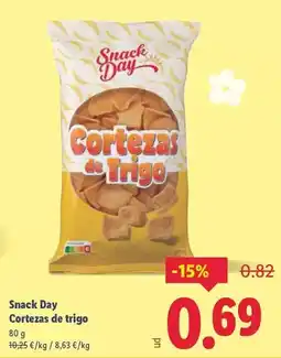 Lidl Snack day - cortezas de trigo oferta