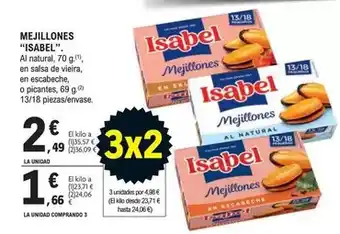 E.Leclerc Isabel - mejillones oferta