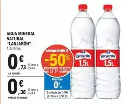 E.Leclerc Lanjarón - agua mineral natural oferta
