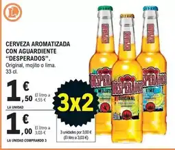 E.Leclerc Desperados - cerveza aromatizada con aguardiente oferta