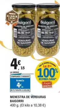 E.Leclerc Baigorri - menestra de verduras oferta