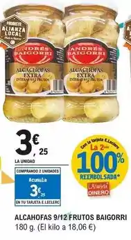 E.Leclerc Baigorri - alcachofas 9/12 frutos oferta