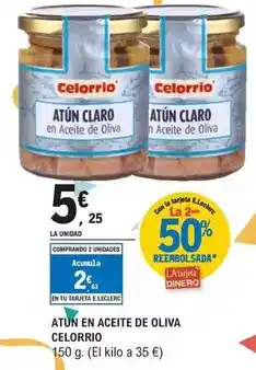 E.Leclerc Celorrio - atún en aceite de oliva oferta