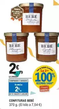 E.Leclerc Bebé - confituras oferta