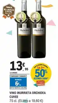 E.Leclerc Inurrieta - vino orchidea cuvee oferta