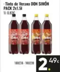 Family Cash DON SIMÓN Tinto de Verano oferta