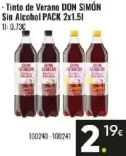 Family Cash DON SIMÓN Tinto de Verano Sin Alcohol oferta