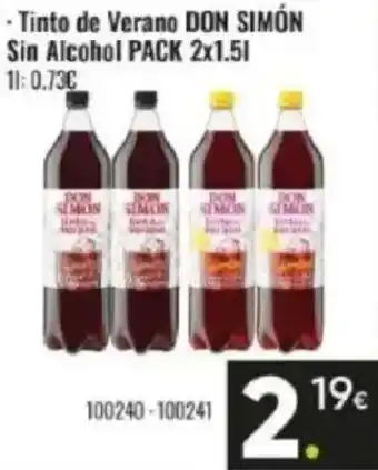 Family Cash DON SIMÓN Tinto de Verano Sin Alcohol oferta