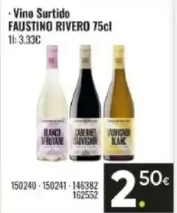 Family Cash FAUSTINO RIVERO Vino Surtido oferta