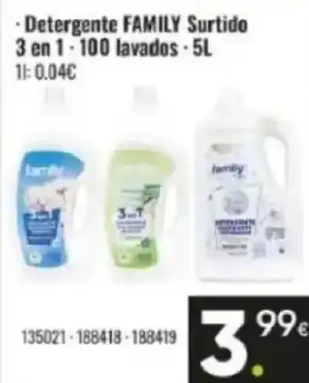 Family Cash FAMILY Detergente Surtido 3 en 1 oferta