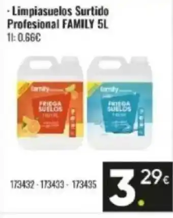 Family Cash FAMILY Limpiasuelos Surtido Profesional oferta