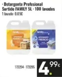 Family Cash FAMILY Detergente Profesional Surtido oferta
