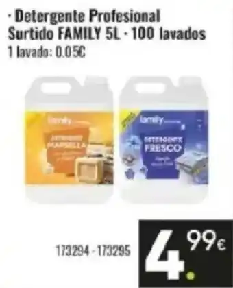 Family Cash FAMILY Detergente Profesional Surtido oferta