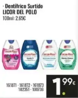 Family Cash LICOR DEL POLO Dentifrico Surtido oferta