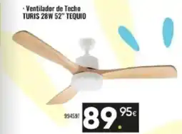 Family Cash Ventilador de techo turis 28w 52" tequio oferta