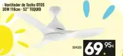 Family Cash Ventilador de techo otos 30w 116cm 52" tequio oferta