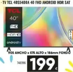 Family Cash TLC Tv 40s5400a 40 fhd android hdr sat oferta