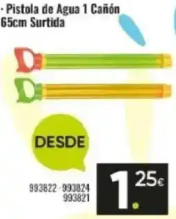 Family Cash Pistola de Agua 1 Cañón 65cm Surtida oferta