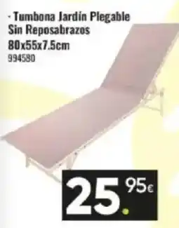 Family Cash Tumbona Jardín Plegable Sin Reposabrazos oferta