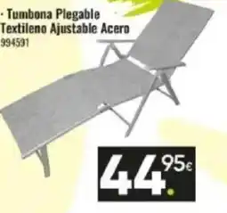 Family Cash Tumbona Plegable Textileno Ajustable Acero oferta