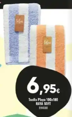 Family Cash Toalla playa 100x180 raya soft oferta