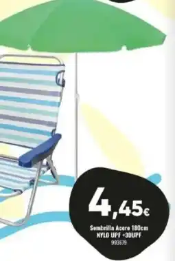 Family Cash Sombrilla Acero 180cm NYLO UPF +30UPF oferta