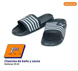 Action Chanclas de baño y sauna oferta