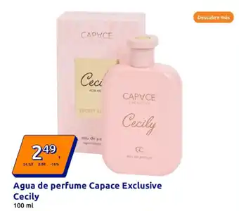 Action Agua de perfume Capace Exclusive Cecily oferta