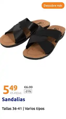 Action Sandalias oferta