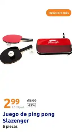 Action SLAZENGER Juego de ping pong oferta