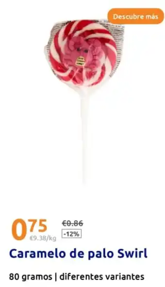 Action Caramelo de palo Swirl oferta