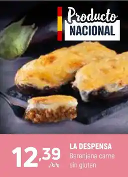Coviran La despensa berenjena carne sin gluten oferta