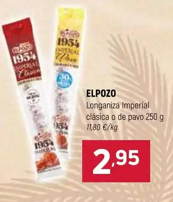 Coviran ELPOZO Longaniza Imperial clásica o de pavo oferta