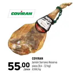 Coviran COVİRAN Jamón Serrano Reserva pieza oferta